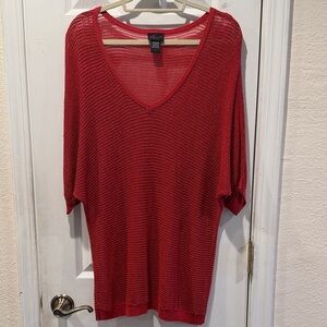 Torrid Red Knit Top